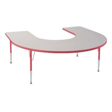 Color Banded Activity Table (66'' x 60'' Horseshoe)