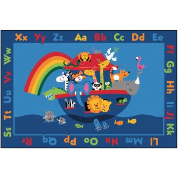 Noah's Alphabet Animals ValuePlus Rug