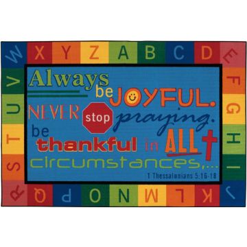 Always Be Joyful Circletime ValuePlus Rug
