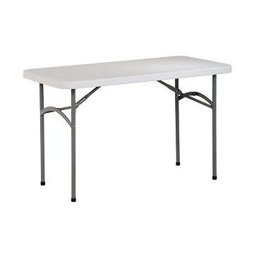 Lightweight Plastic Resin Folding Table (24'' X 48'')