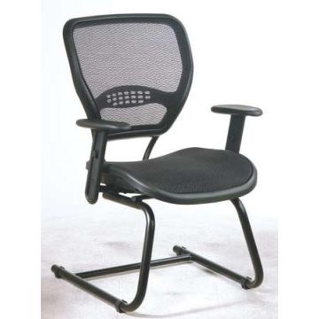 AirGrid Mesh Back Guest Chair w/ Fabric Seat