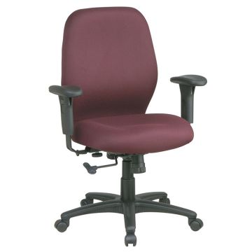 Synchro Tilt Managers Chair with Adjustable Soft PU Padded Arms