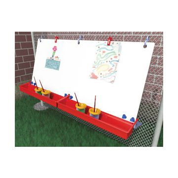 Double Hanging Fence Easel (47-1/2'' W x 22-1/2'' H)