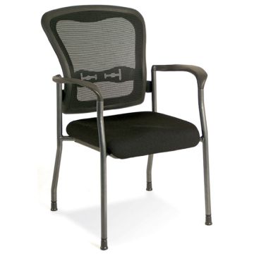 Spice Mesh Back Padded Seat Guest Arm Chair