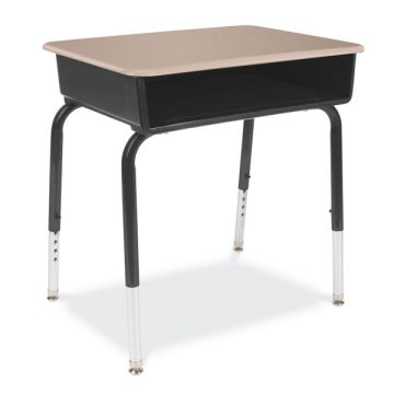 785M Solid Plastic Open Front Student Desks
