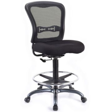 Mesh Back Drafting Stool