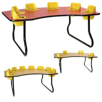 Four, Six and Eight Seat Toddler Tables