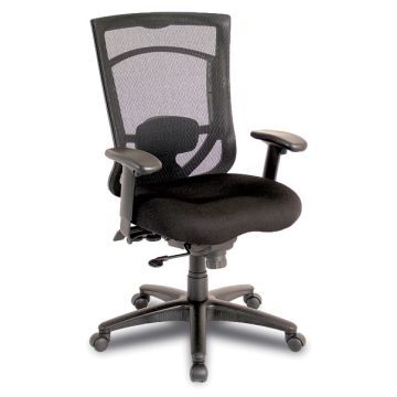 Mesh Mid Back Executive Chair w/ Lumbar Pillow