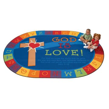 God is Love ValuePlus Learning Rug