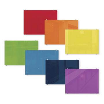 Visionary Colored Magnetic Glass Boards