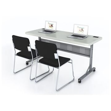 Plastic Flip-n-Store Table with Stack Chairs