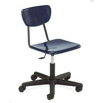 3000 Series Hard Plastic Chair with Wheels