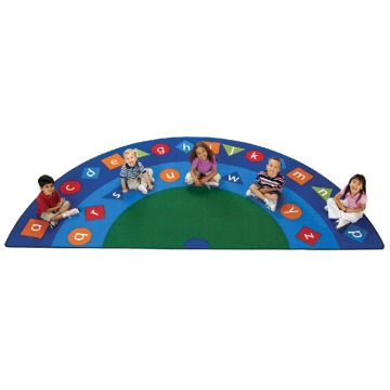 Alpha Shapes Carpet (6'8'' x 13'4'' Semi-Circle)