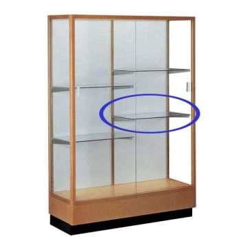Heritage Floor Case- Extra Half Shelf with Brackets
