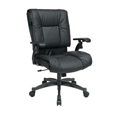 Black Eco Leather Conference Chair