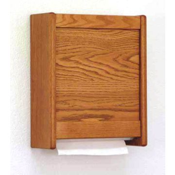 Paper Towel Oak Wall Dispenser