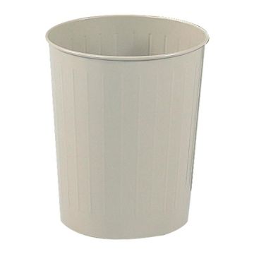 Round Steel Wastebaskets