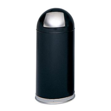 Dome Push-Door Top Receptacle