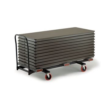 Heavy Duty Rectangle Table Truck by Midwest