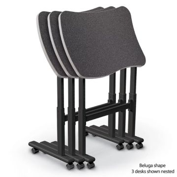 Adjustable Height Flipper Desks