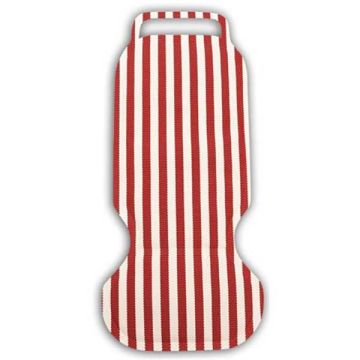 Bye Bye Buggy Replacement Seat Pad- Red & White Stripes