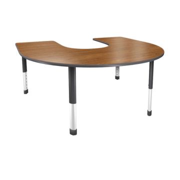 Aero Height Adjustable Activity Table (60'' x 60'' Horseshoe)