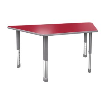 Aero Height Adjustable Activity Table (24'' x 24'' x 48'' Trapezoid)