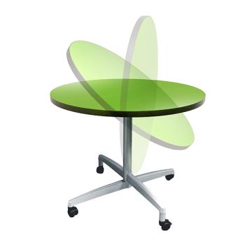 Round Dry Erase Nest and Fold Café Tables