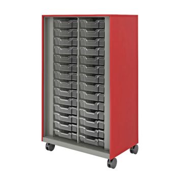 Hutch Mobile Metal Tote Storage