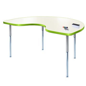 Modern Classic MarkerBoard Table (36'' x 72'' Kidney)