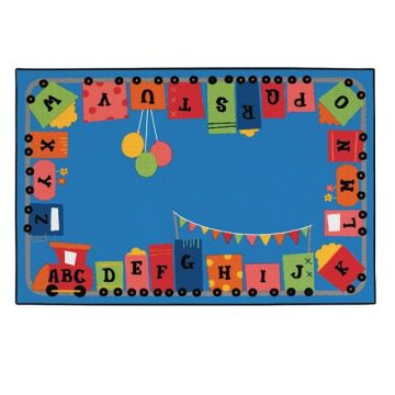 Alpha Fun Train Value Rug