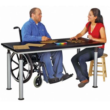 Adjustable Height Art Tables