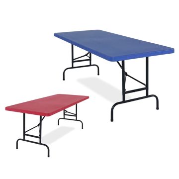 American Colors Adjustable Height Plastic Folding Tables