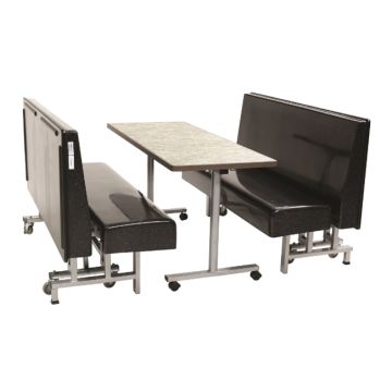 Mobile Folding Cafeteria Booth & Table Packages