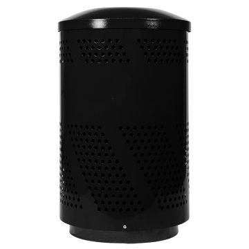 Arena 51-Gallon Receptacle w/ Black Gloss Finish