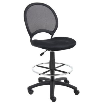Mesh Back Drafting Stool