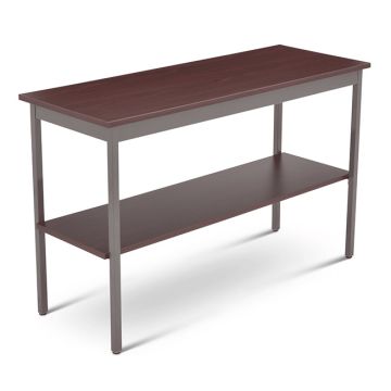 Non-Folding Utility School Table with Shelf by Barricks