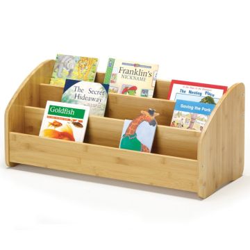 Bamboo Book Display Rack