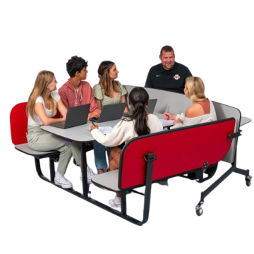 Fold & Roll Booths w/ Low Partition