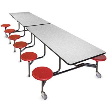 Executive Cafeteria Tables w/12 Round Stools