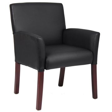 Executive Series Caressoft Box Arm Guest Chair