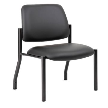 Mid Back Oversized Armless Guest Chair