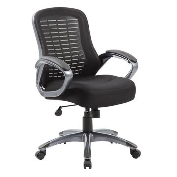 Ribbed High Back Mesh Chair
