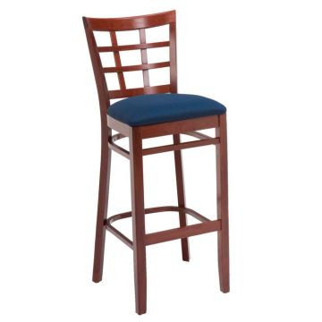 BR4317 Cafe Stool w/ Padded Seat