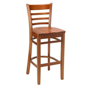 BR4505 Cafe Stool w/ Wood Seat