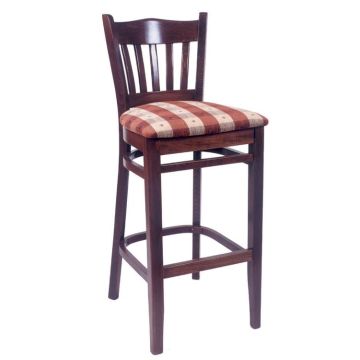 BR4528 Cafe Stool w/ Wood Seat