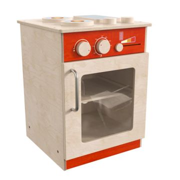 Children's Kitchen Stove w/ Integrated Storage