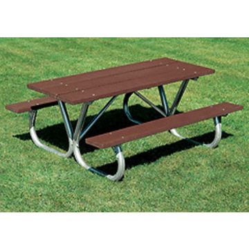 Extra Heavy-Duty Bolt-Thru Picnic Tables