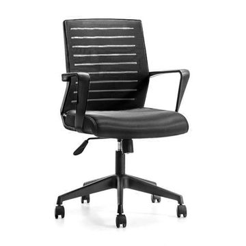 Horizontal Stripe Mesh Back Task Chair