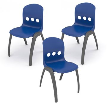 Bulldog Plastic Stack Chair - Pack of 3